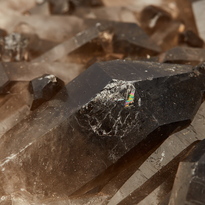 Друза раухтопаз Бразилия 16-20&nbsp;см