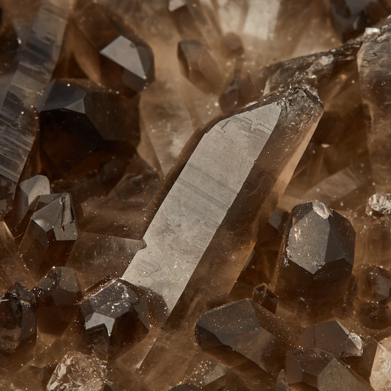 Друза раухтопаз Бразилия 12-16&nbsp;см