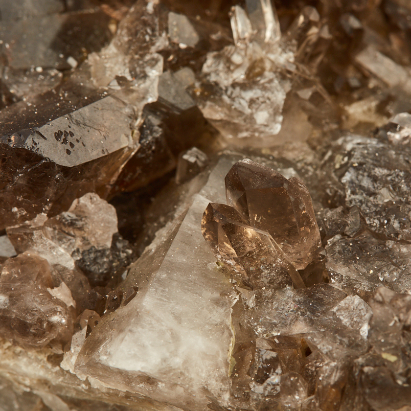 Друза раухтопаз Бразилия 12-16&nbsp;см