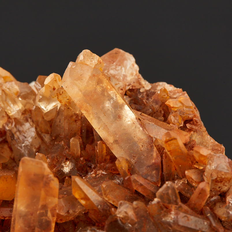 Друза кварц с гематитом Бразилия 9-12&nbsp;см