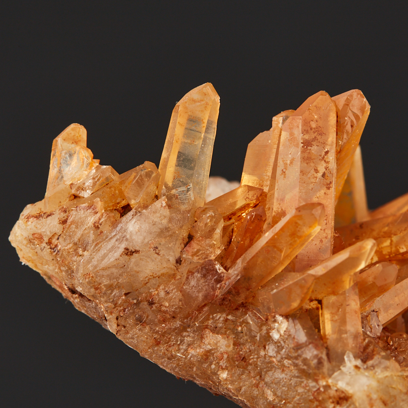 Друза кварц с гематитом Бразилия 9-12&nbsp;см