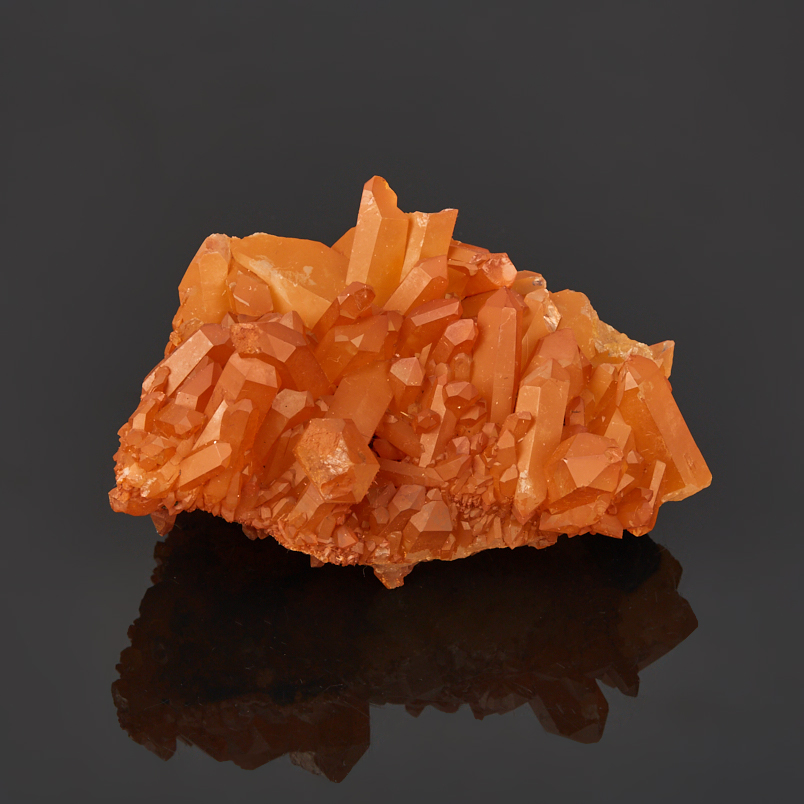 Друза кварц с гематитом Бразилия 9-12&nbsp;см