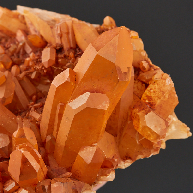 Друза кварц с гематитом Бразилия 9-12&nbsp;см