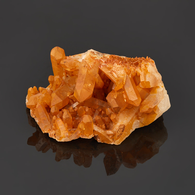 Друза кварц с гематитом Бразилия 9-12&nbsp;см