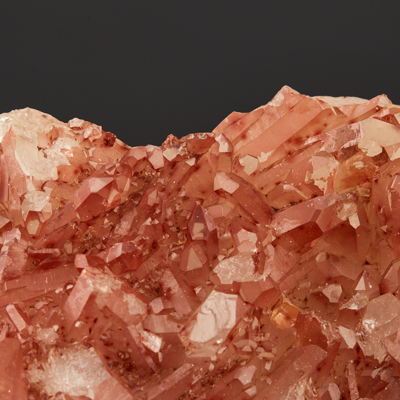 Друза кварц с гематитом Бразилия 9-12&nbsp;см