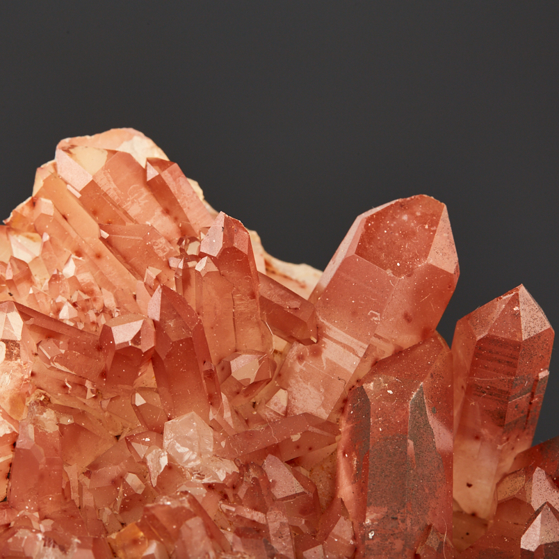 Друза кварц с гематитом Бразилия 9-12&nbsp;см