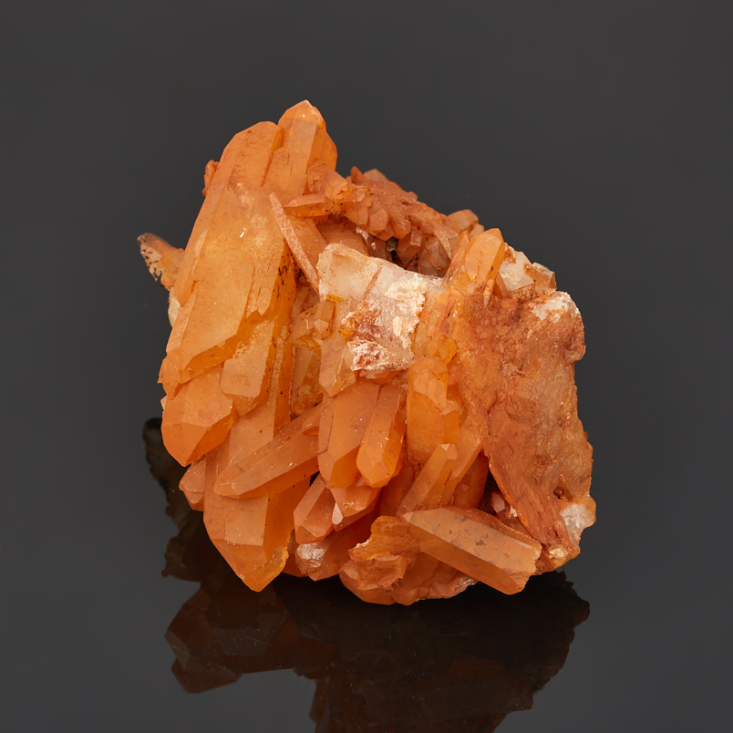 Друза кварц с гематитом Бразилия 9-12&nbsp;см