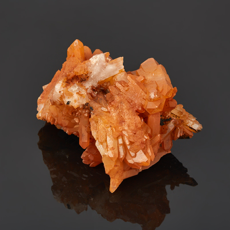 Друза кварц с гематитом Бразилия 9-12&nbsp;см