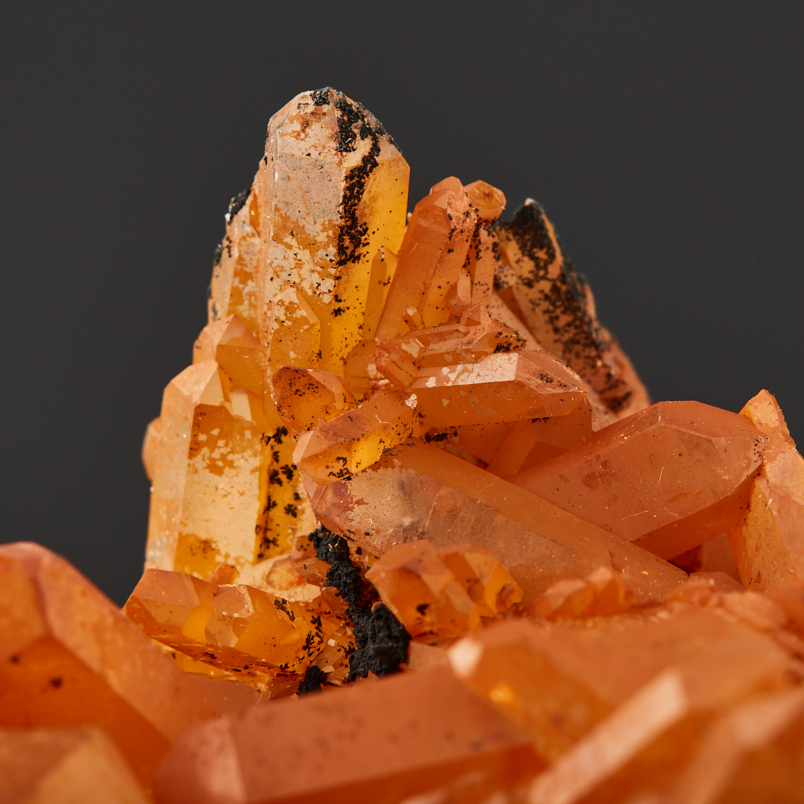 Друза кварц с гематитом Бразилия 9-12&nbsp;см