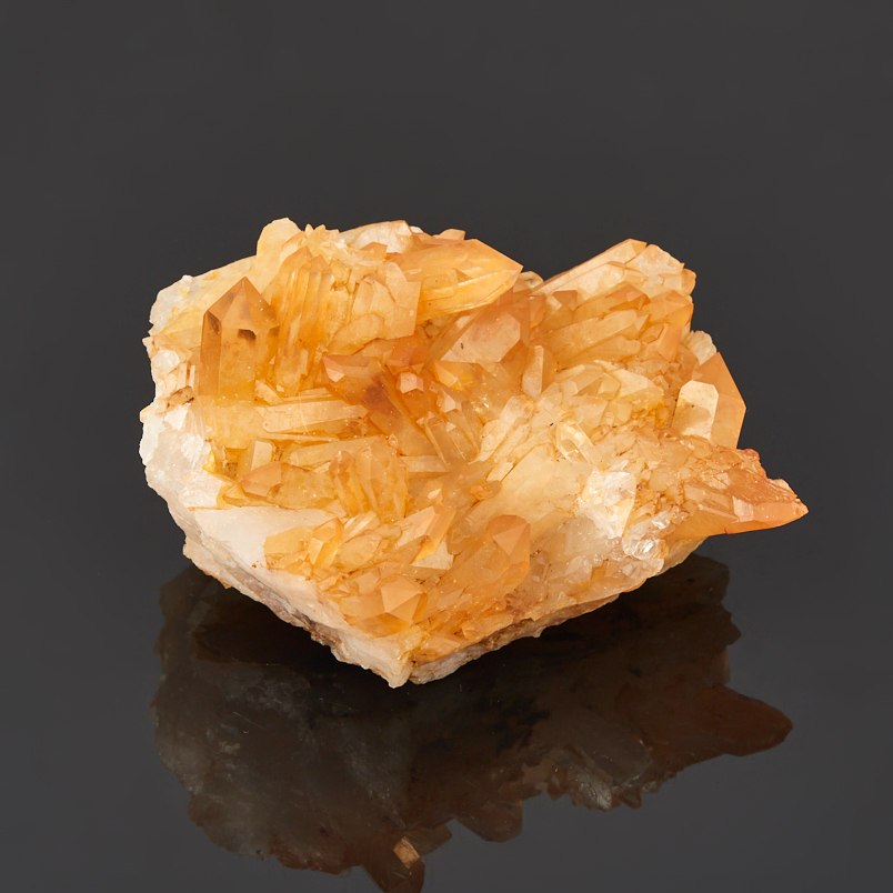 Друза кварц с гематитом Бразилия 7-9&nbsp;см