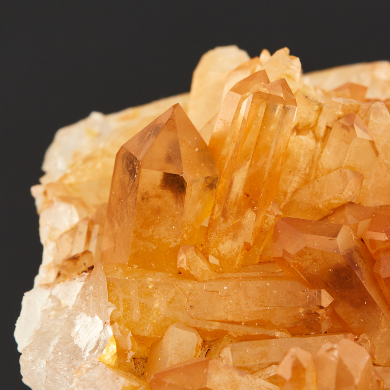 Друза кварц с гематитом Бразилия 7-9&nbsp;см