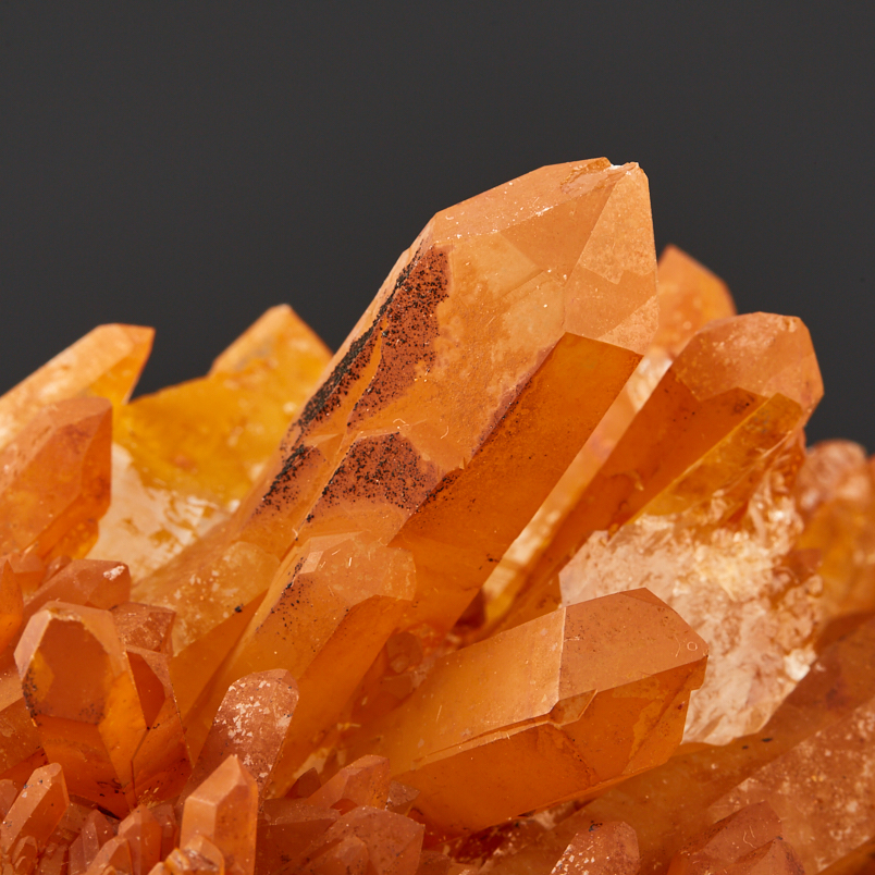 Друза кварц с гематитом Бразилия 7-9&nbsp;см