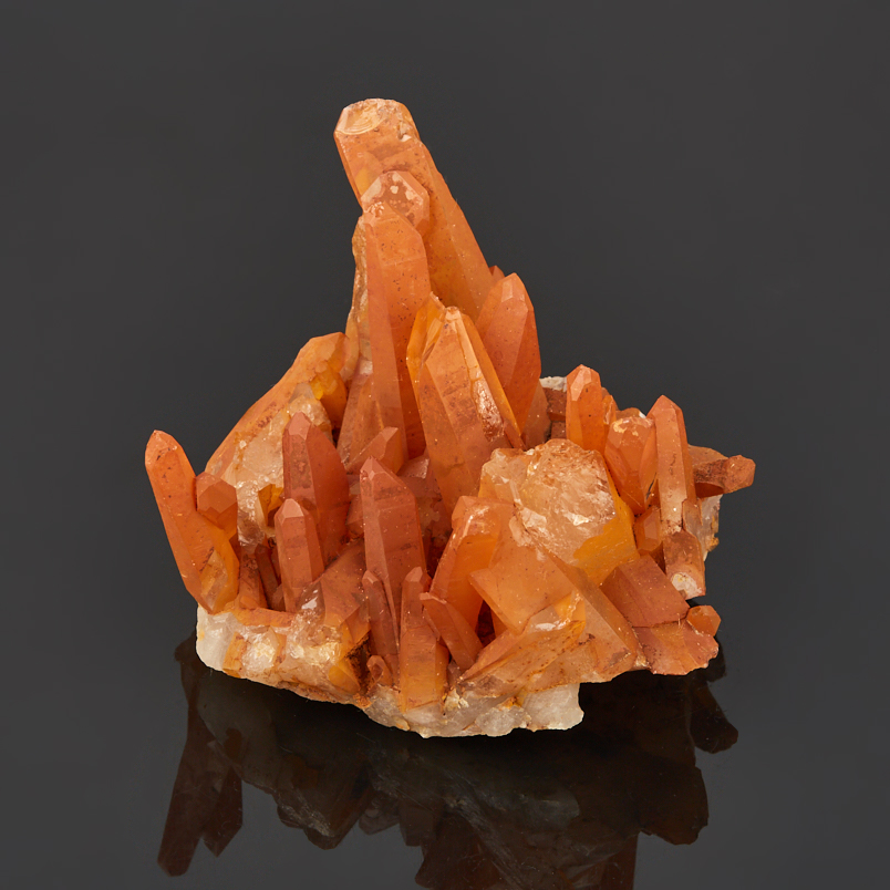 Друза кварц с гематитом Бразилия 7-9&nbsp;см