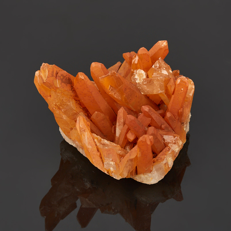 Друза кварц с гематитом Бразилия 7-9&nbsp;см