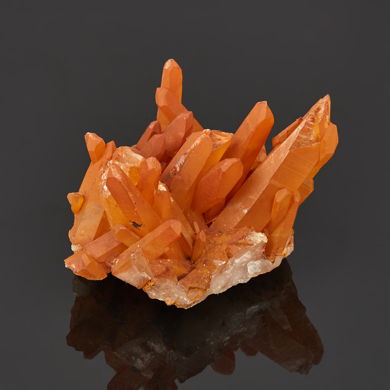 Друза кварц с гематитом Бразилия 7-9&nbsp;см