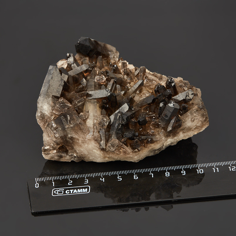 Друза раухтопаз Бразилия 9-12&nbsp;см