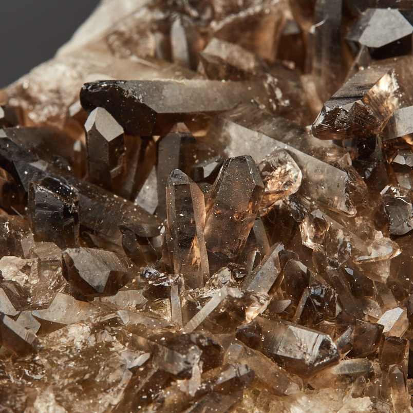 Друза раухтопаз Бразилия 9-12&nbsp;см