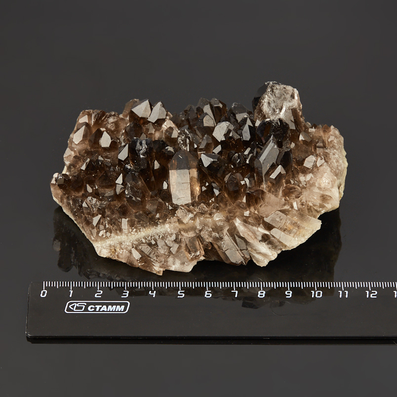 Друза раухтопаз Бразилия 9-12&nbsp;см