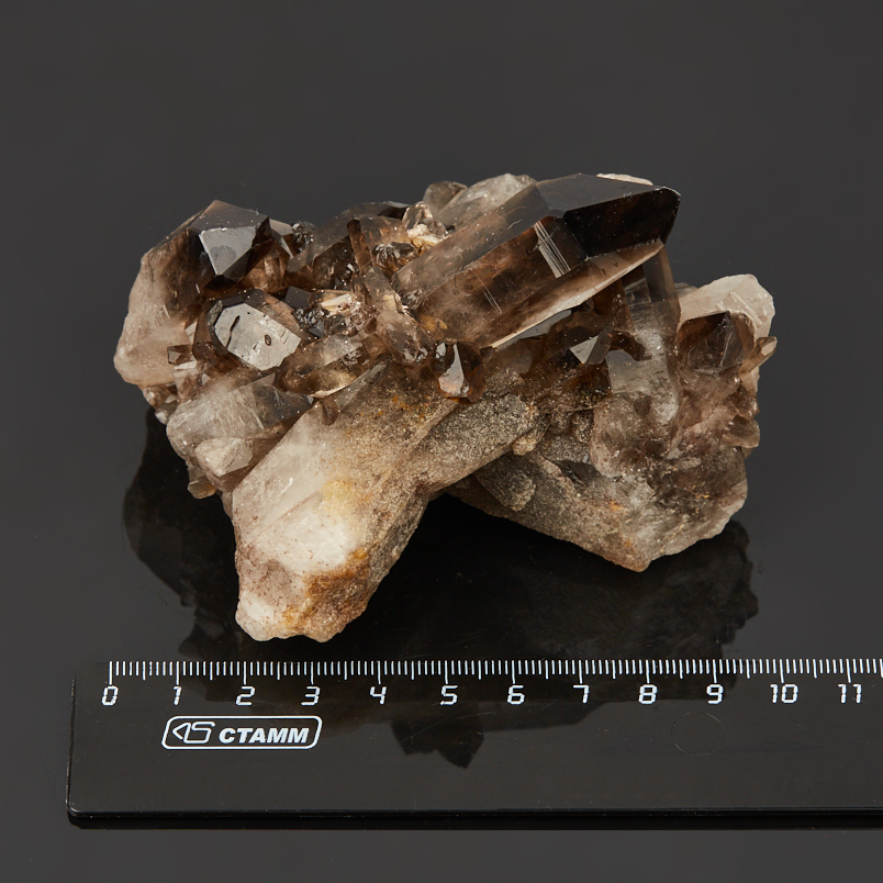 Друза раухтопаз Бразилия 9-12&nbsp;см