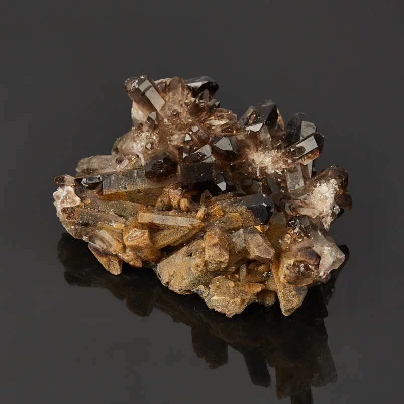 Друза раухтопаз Бразилия 9-12&nbsp;см