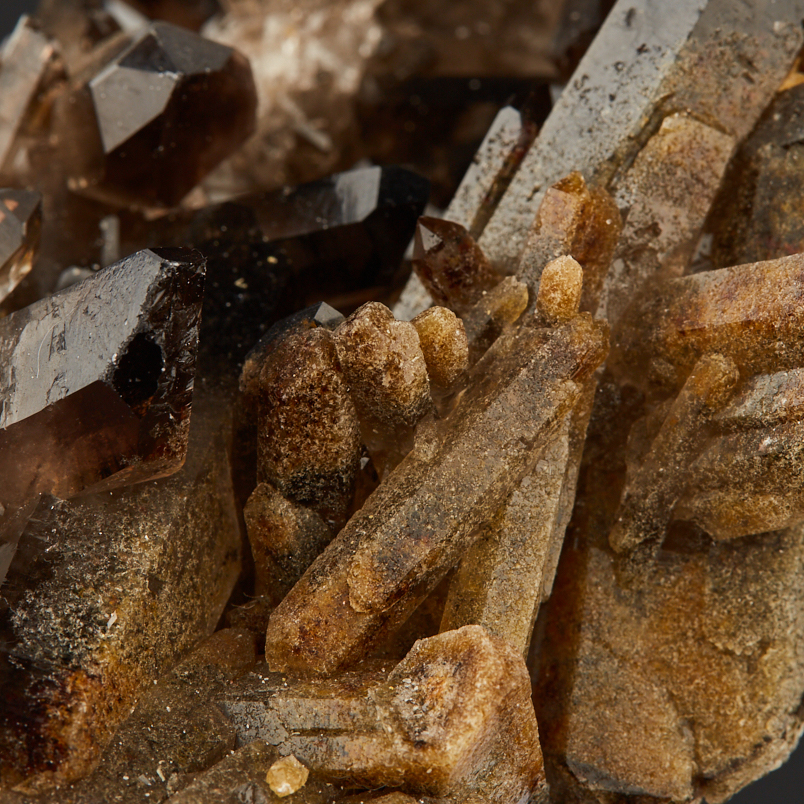 Друза раухтопаз Бразилия 9-12&nbsp;см