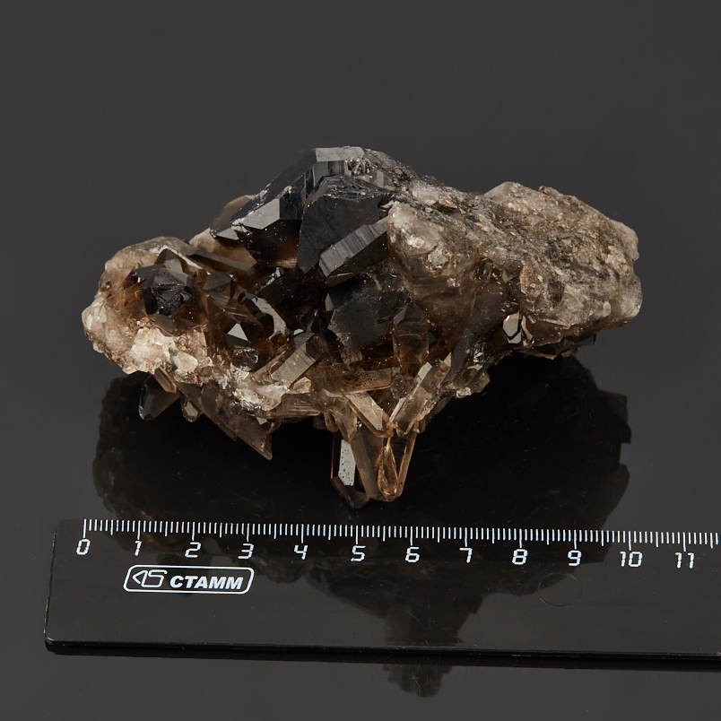 Друза раухтопаз Бразилия 9-12&nbsp;см