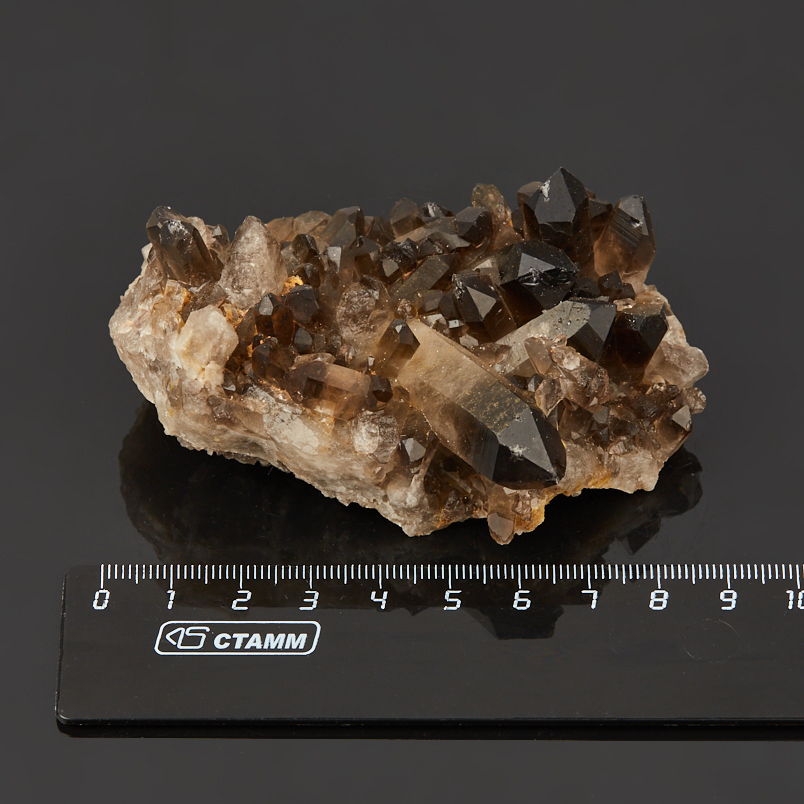 Друза раухтопаз Бразилия 7-9&nbsp;см