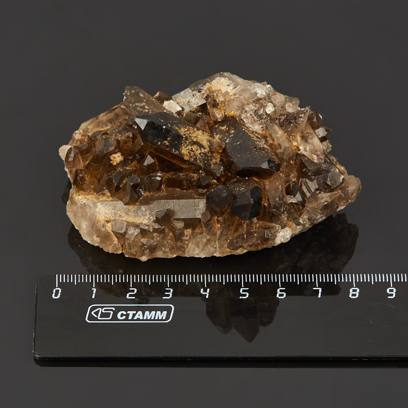 Друза раухтопаз Бразилия 7-9&nbsp;см