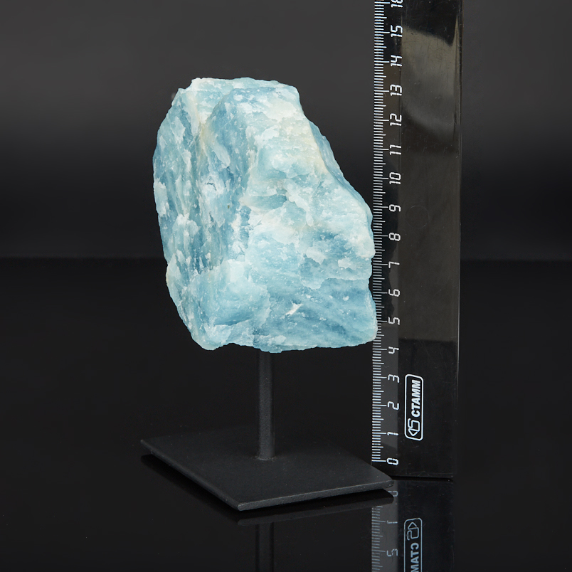 Образец аквамарин Бразилия 12-16 см (на подставке)