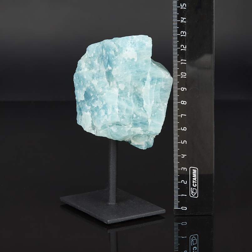 Образец аквамарин Бразилия 12-16&nbsp;см (на подставке)