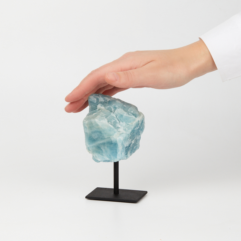 Образец аквамарин Бразилия 12-16&nbsp;см (на подставке)