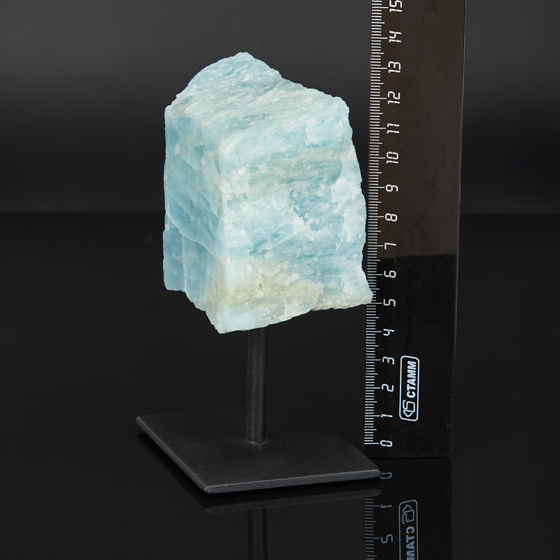 Образец аквамарин Бразилия 12-16&nbsp;см (на подставке)