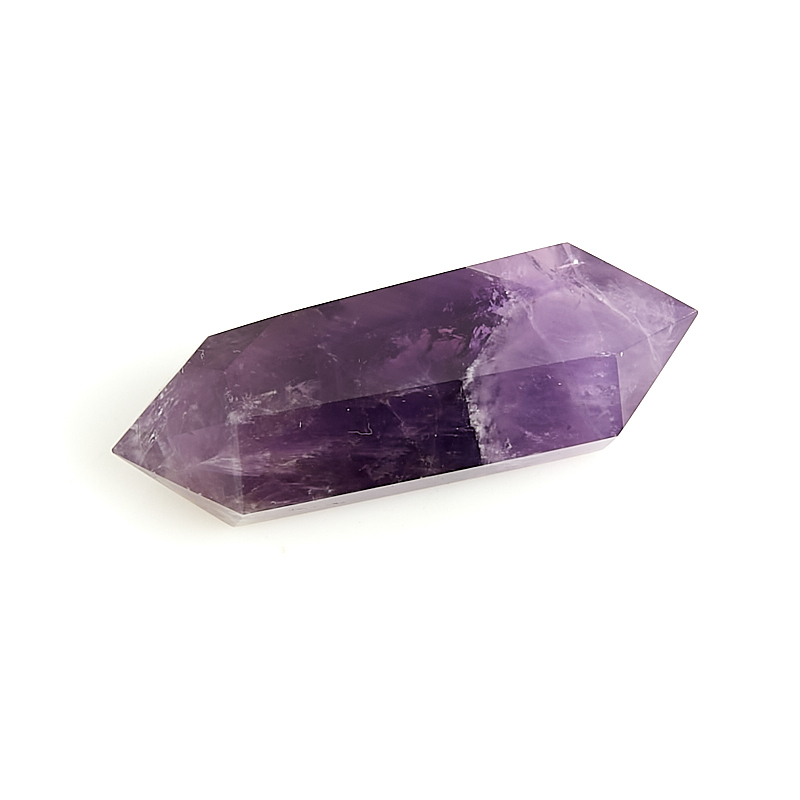 Кристалл аметист Бразилия 7-9&nbsp;см (двухголовик) (ограненный) (1&nbsp;шт)