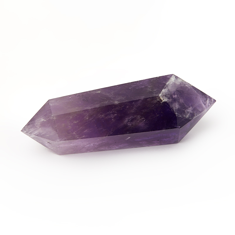 Кристалл аметист Бразилия 9-12&nbsp;см (двухголовик) (ограненный) (1&nbsp;шт)