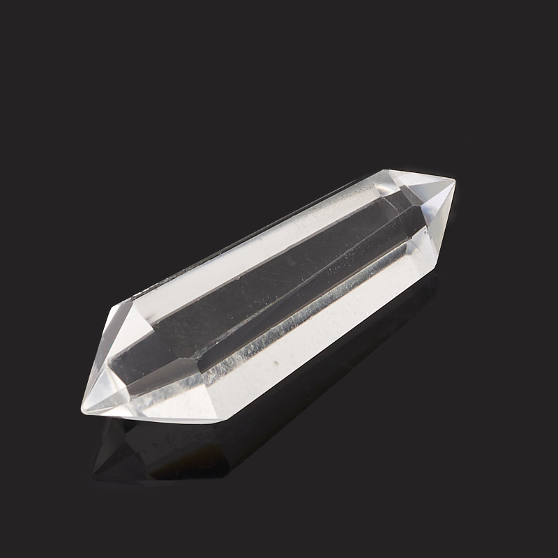 Кристалл горный хрусталь Бразилия 7-9&nbsp;см (двухголовик) (ограненный) (1&nbsp;шт)