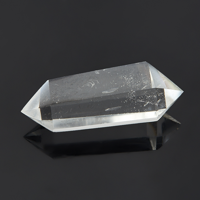 Кристалл горный хрусталь Бразилия 9-12&nbsp;см (двухголовик) (ограненный) (1&nbsp;шт)