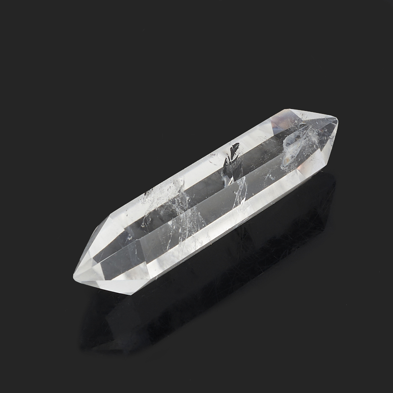 Кристалл горный хрусталь Бразилия 12-16&nbsp;см (двухголовик) (ограненный) (1&nbsp;шт)