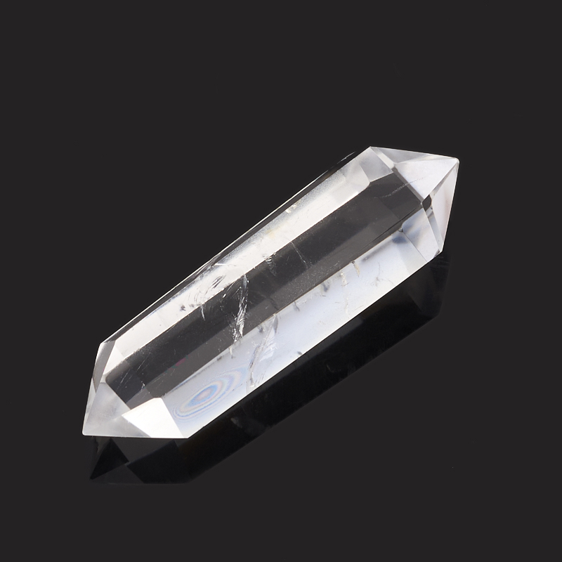 Кристалл горный хрусталь Бразилия 12-16&nbsp;см (двухголовик) (ограненный) (1&nbsp;шт)