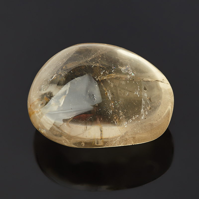 Галтовка цитрин Бразилия (3-4 см) (1 шт)