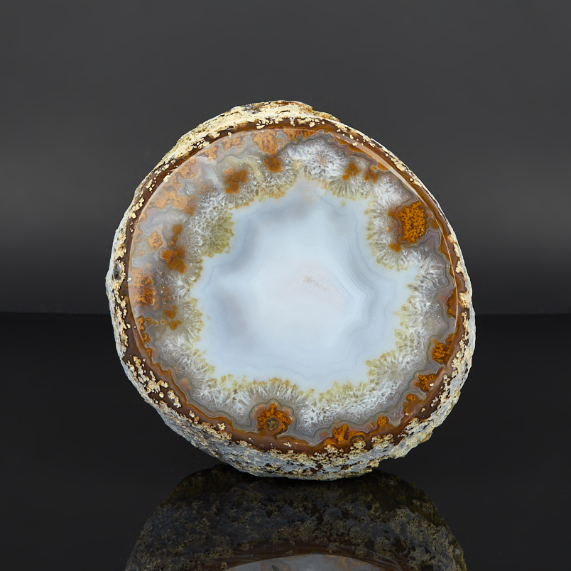 Образец агат серый Бразилия 12-16&nbsp;см