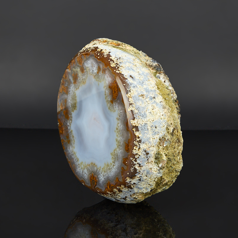 Образец агат серый Бразилия 12-16&nbsp;см