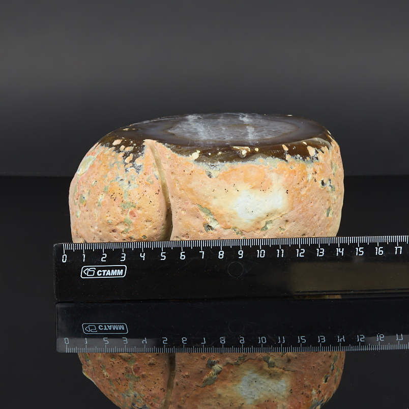 Образец агат серый Бразилия 12-16&nbsp;см