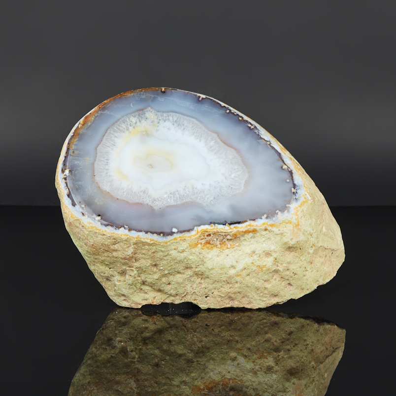 Образец агат серый Бразилия 16-20&nbsp;см