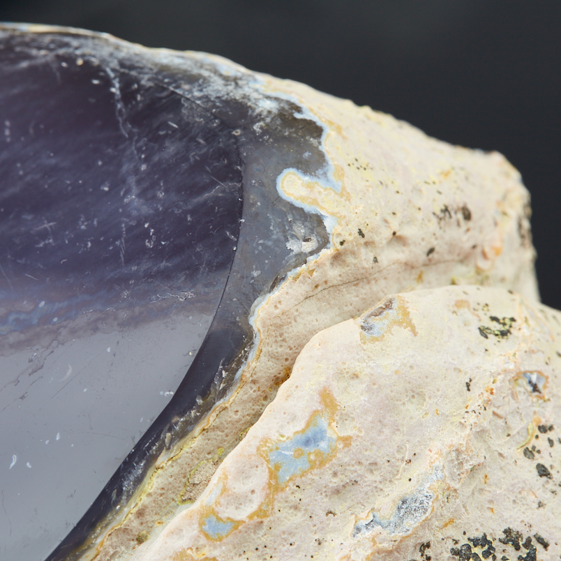 Образец агат серый Бразилия 16-20&nbsp;см