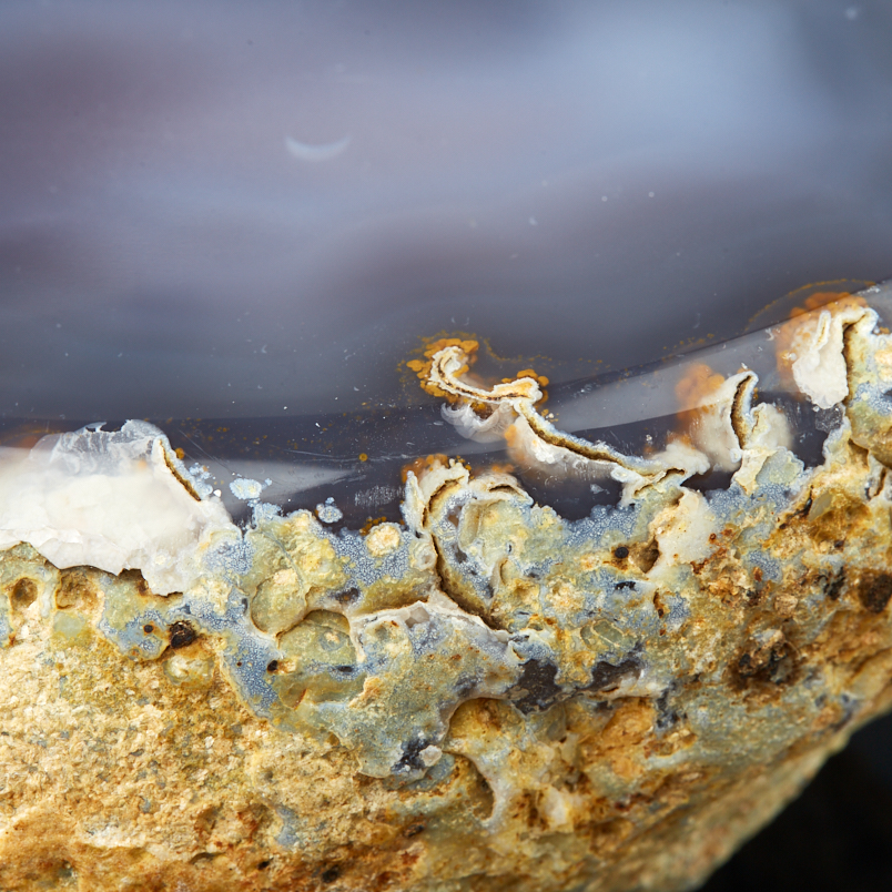 Образец агат серый Бразилия 16-20&nbsp;см