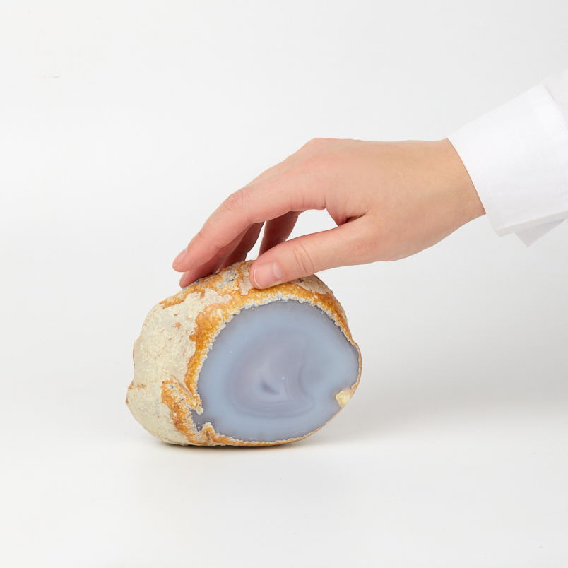 Образец агат серый энгидрос Бразилия 9-12&nbsp;см