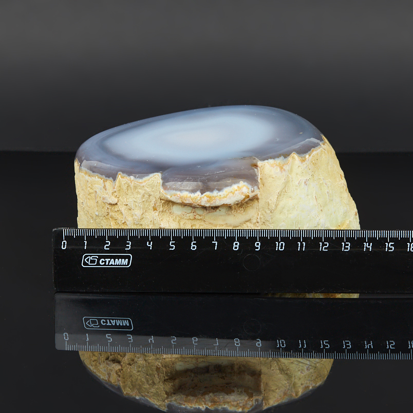 Образец агат серый энгидрос Бразилия 12-16&nbsp;см