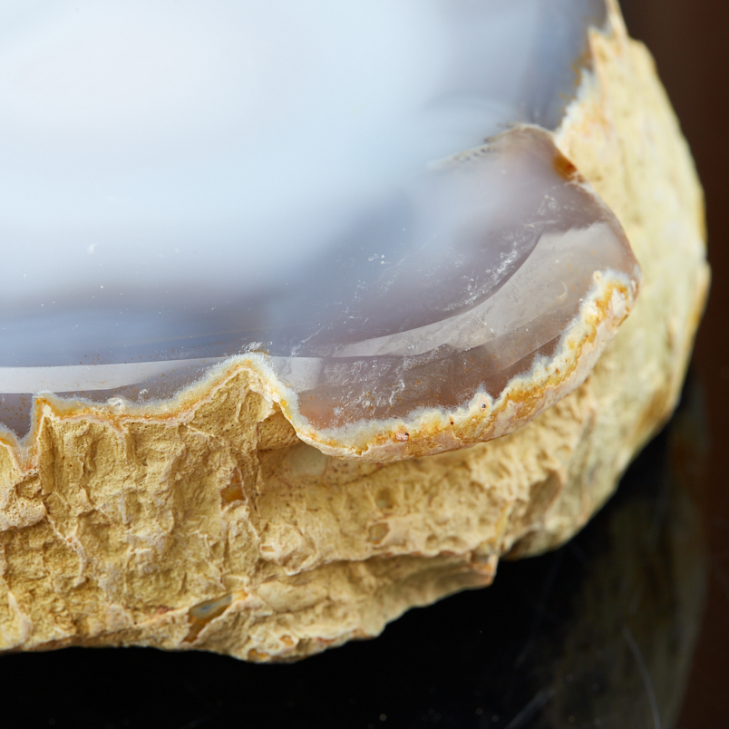 Образец агат серый энгидрос Бразилия 12-16&nbsp;см