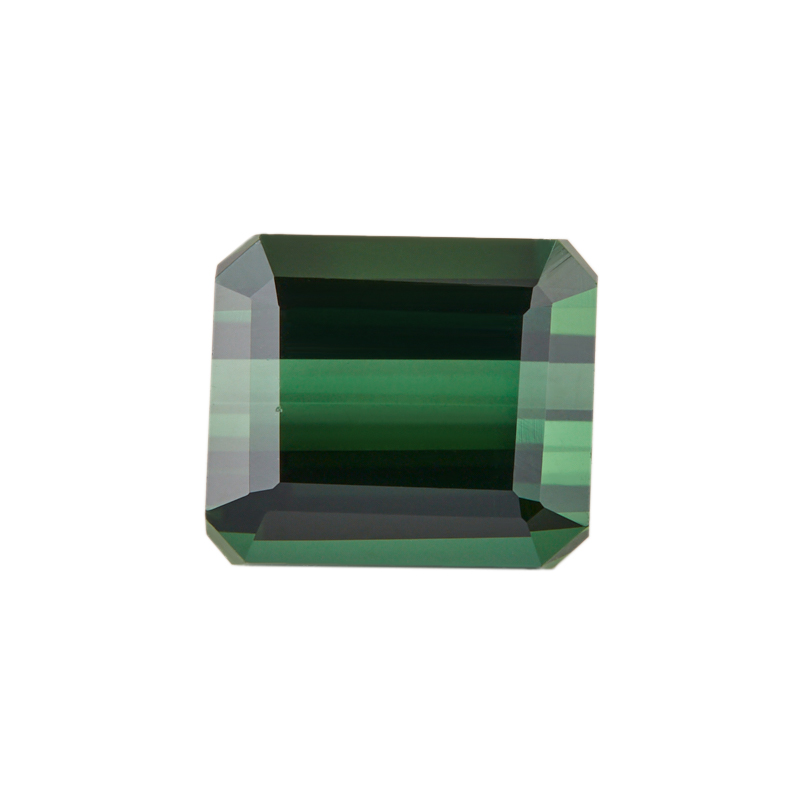 Огранка турмалин зеленый (верделит) Бразилия багет 7,65*6,58*4,57&nbsp;мм
