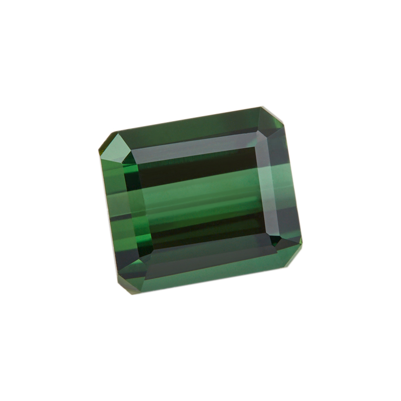 Огранка турмалин зеленый (верделит) Бразилия багет 7,65*6,58*4,57&nbsp;мм